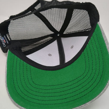 Cap America Gray Trucker Hat One Size Snapback Mesh Shimmick Danny SCCI Patch