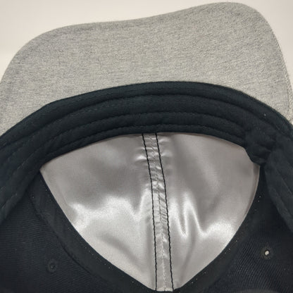 Pugs Strapback Baseball Cap Gray One Size Adjustable Lightweight 6 Panel Blank