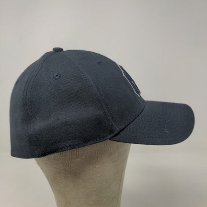 New Era Men's Fitted Hat Black Size M/L Embroidered New York Yankees Logo