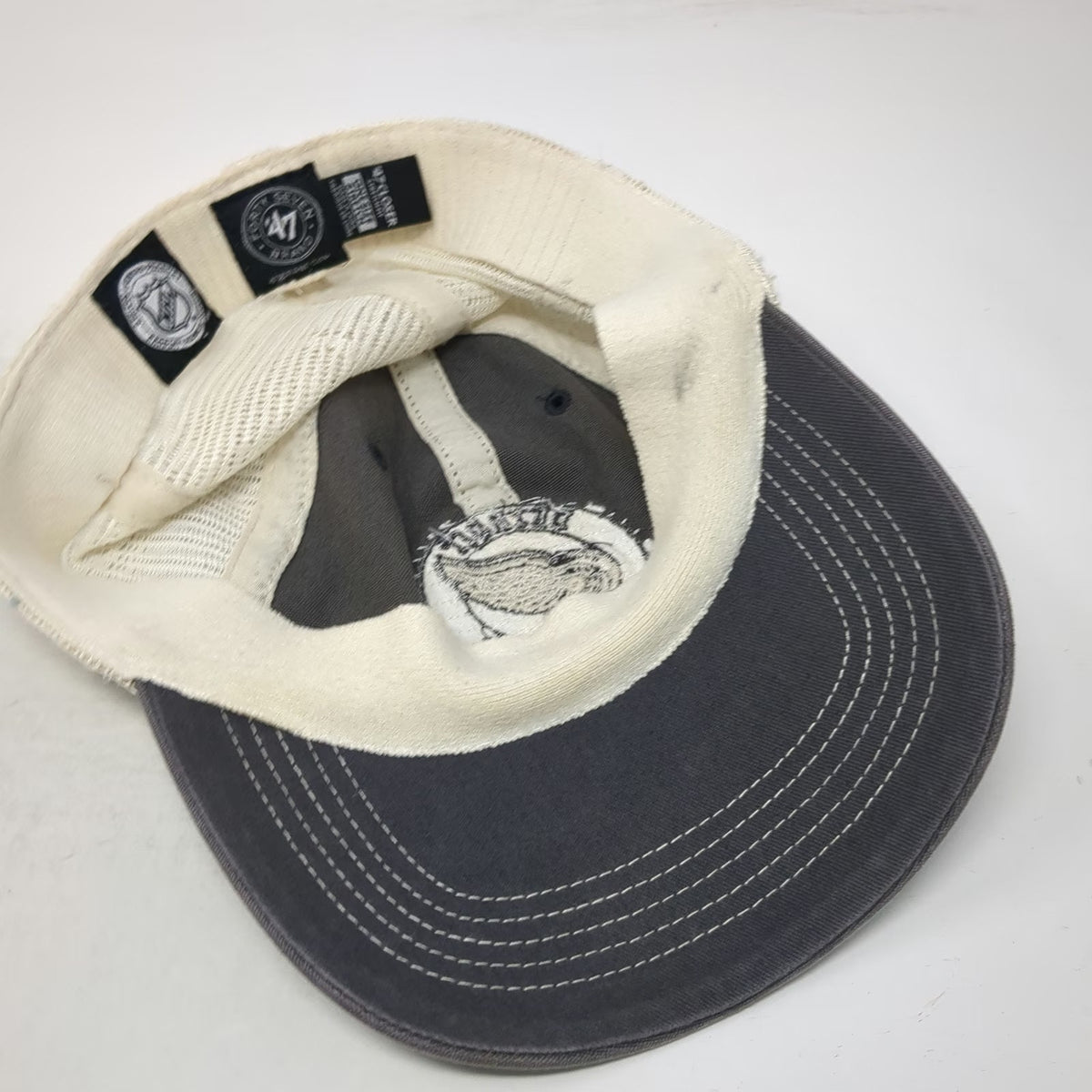 Detroit Red Wings NHL '47 Brand Gray One Size Cap Mesh Back Stretch Fit Hat