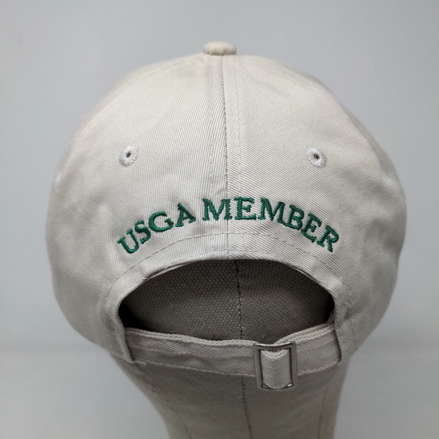 USGA Men's Slideback Hat Tan Adjustable U.S. Open 2007 Oakmont Embroidered Logo