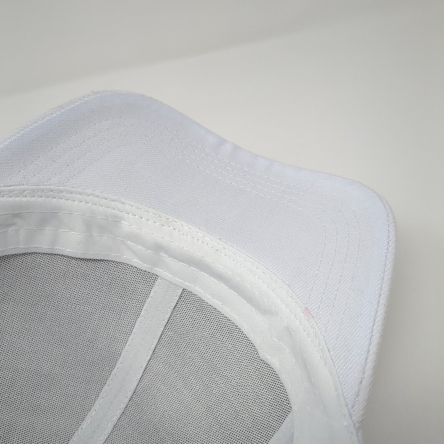 EBCREATE Patch Slideback Hat White One Size Adjustable Embroidered