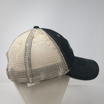 BowTech Baseball Cap Black One Size Mesh Back Strapback Hunting Archery Hat