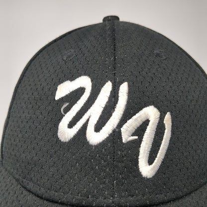 WV Youth Strapback Hat Black One Size Adjustable Embroidered Augusta Sportswear