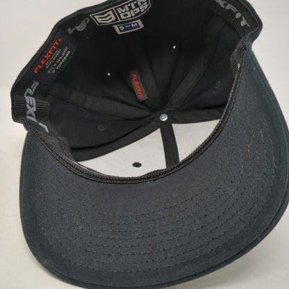 MTN OPS Baseball Cap Black M Flexfit Gray Patch Stretch Fit Performance Gear Hat