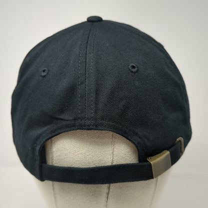 Richardson Baseball Cap Black One Size Chelmsford Lumber Slideback Cotton Hat