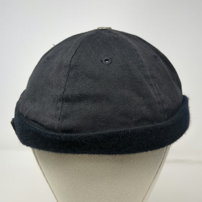 Capsmith Baseball Cap Black One Size Bullet Proof Strapback Brimless Cotton Hat
