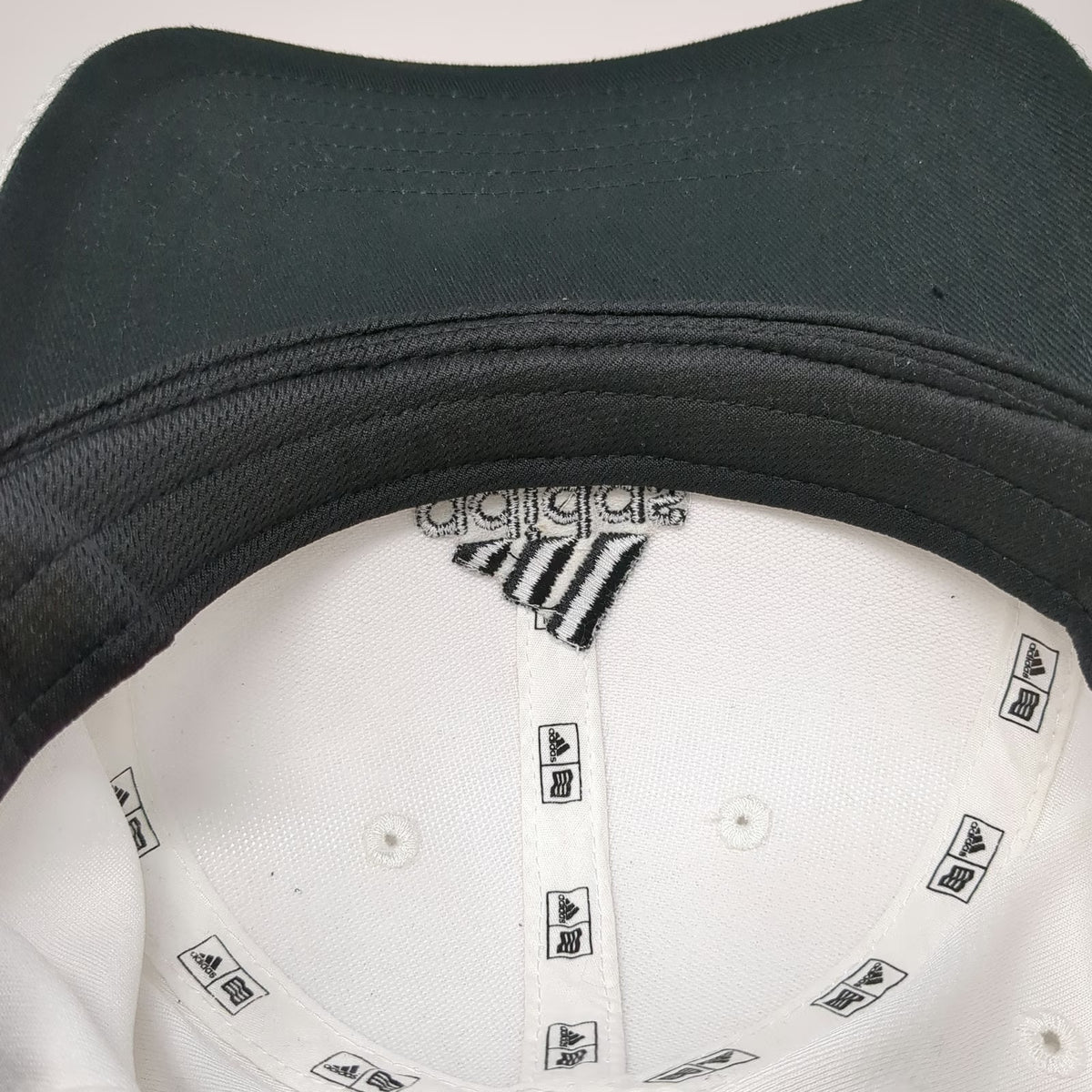 Adidas Baseball Cap White One Size Strapback Hat Climacool Performance Sport
