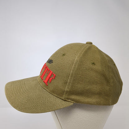 Team NWTF Member Strapback Hat Brown One Size Adjustable Embroidered Empire