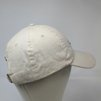 Baseball Cap Beige One Size NH Lakes Association Lake Host Cotton Slideback Hat