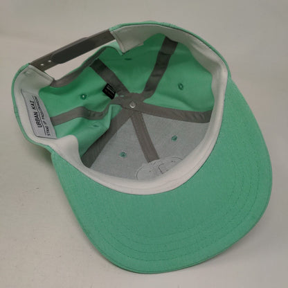 Urban Kai Est 2009 Eat Breathe Sleep Sup Snapback Hat Green One Size Embroidered