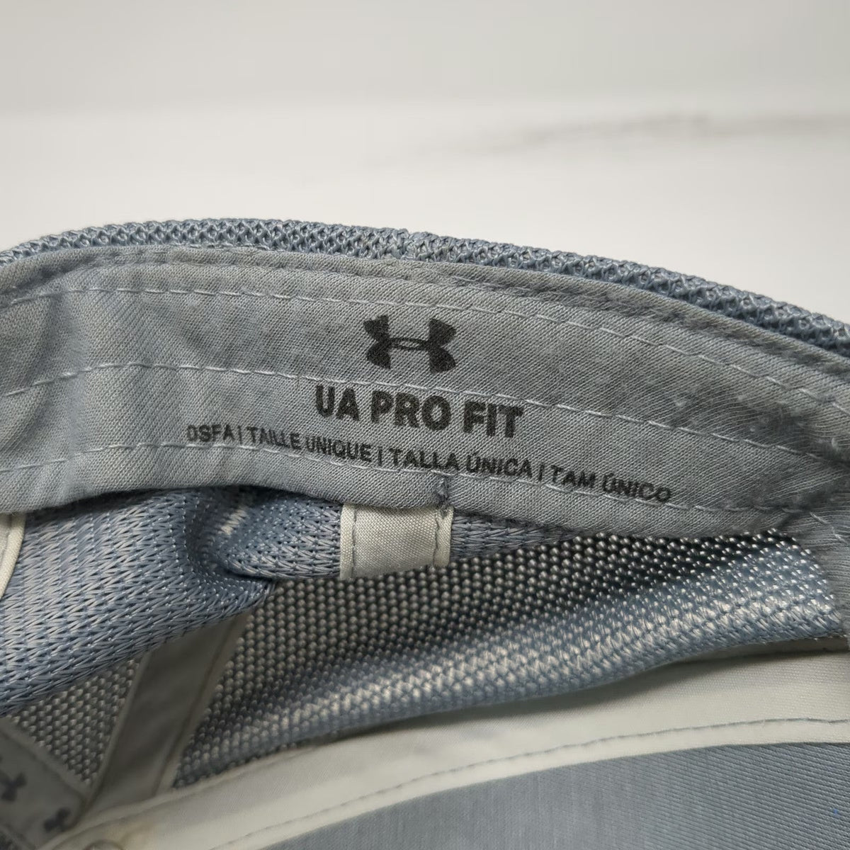 Under Armour Trucker Hat Gray One Size Mesh American Flag Freedom Snapback