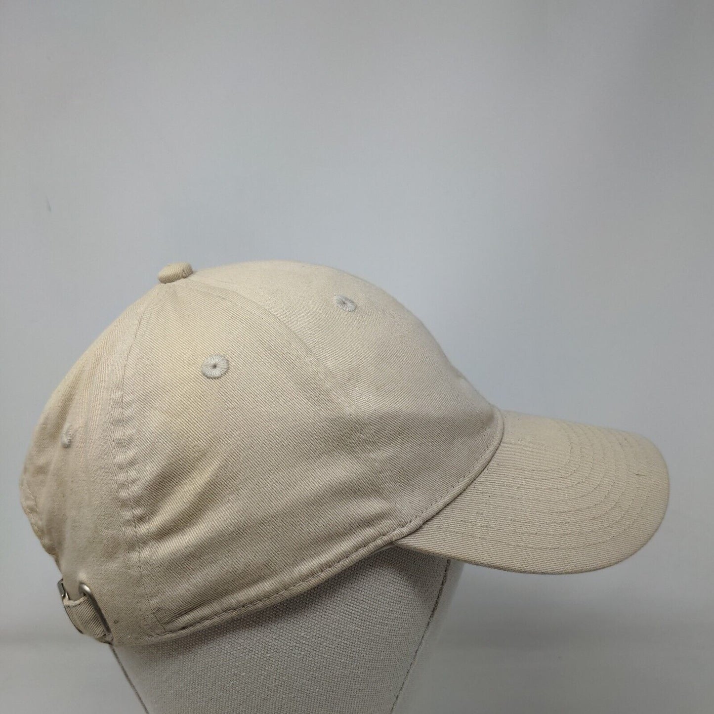 H&M Slideback Hat Tan One Size 56-62 Adjustable Outdoor 6 Panel Blank