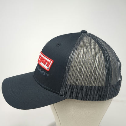 Basecamp Trucker Hat Black One Size Weather Guard Mesh Back Snapback Tools Logo