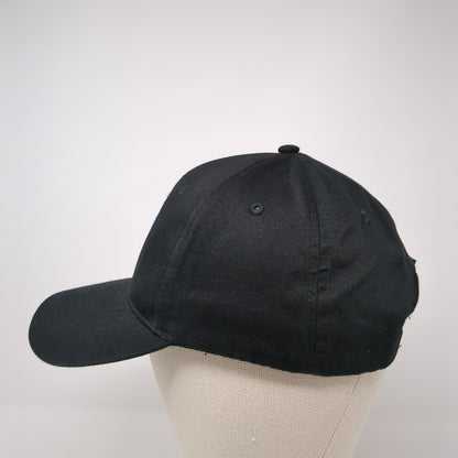 Life Surge Snapback Hat Black One Size Embroidered 6 Panel Adjustable