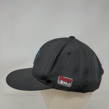 Florida Marlins Strapback Hat Black OSFM Embroidered Logo OC Sports