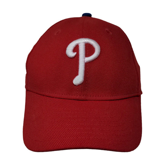 New Era Boy's Fitted Hat Red Embroidered Philadelphia Phillies Logo