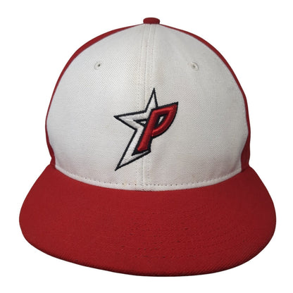 P Logo Strapback Hat Red Large Adjustable Embroidered Richardson Surge