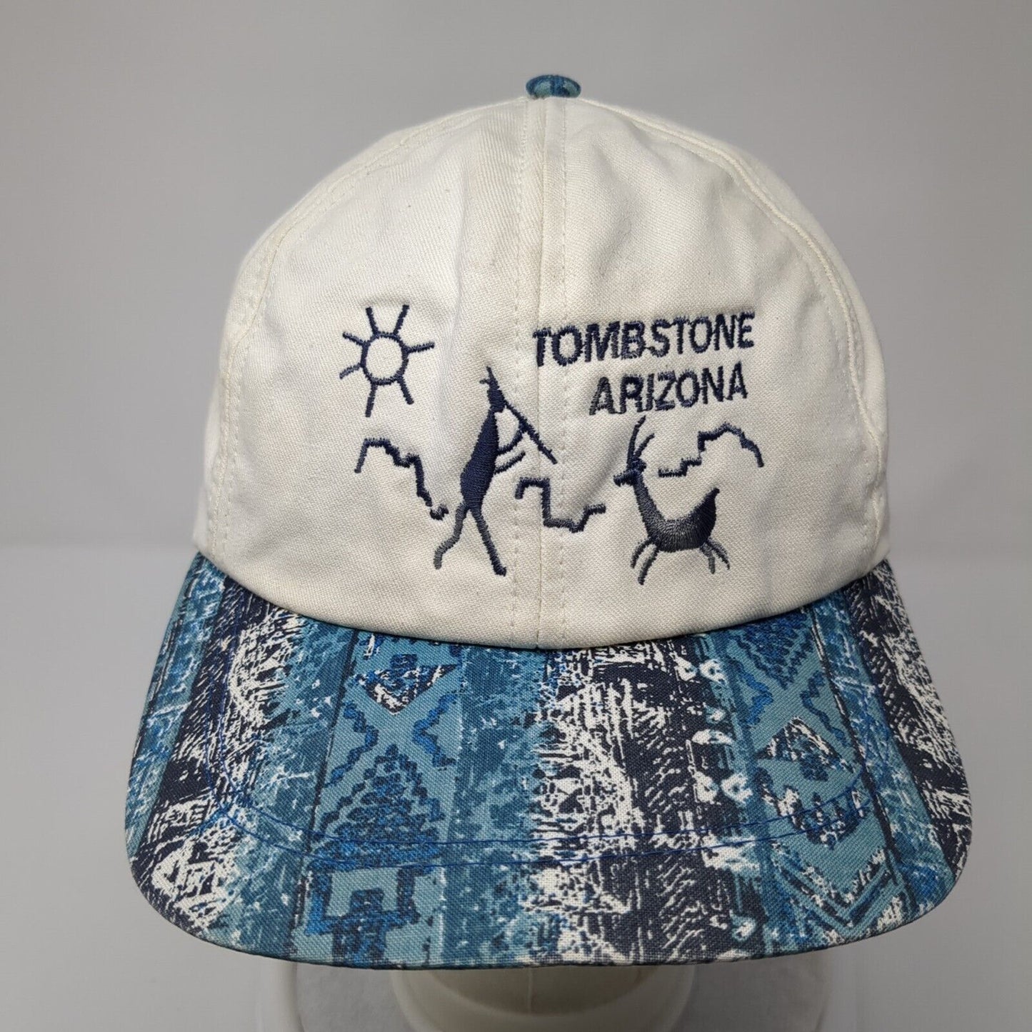 Tombstone Arizona Snapback Hat Multicolor OS Adjustable Embroidered Triangle