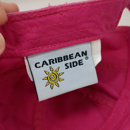 Caribbean Side Cabo San Lucas Mexico Pink Baseball Cap One Size Slideback Hat