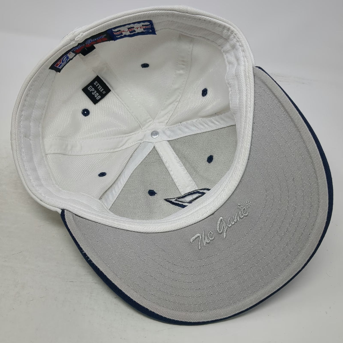 The Game Penn State Nittany Lions NCAA White Blue Size 7 Fitted Baseball Cap Hat