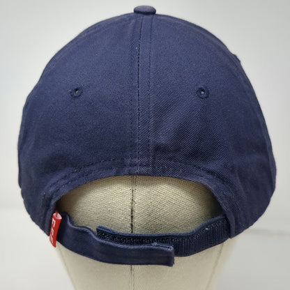 France National Team Soccer FFF Blue Cap One Size Rooster 2 Stars Strapback Hat