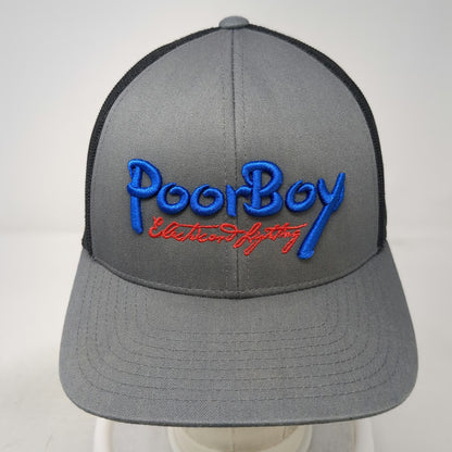 Pacific Headwear PoorBoy Electric Lighting Gray OSFM Mesh Snapback Trucker Hat