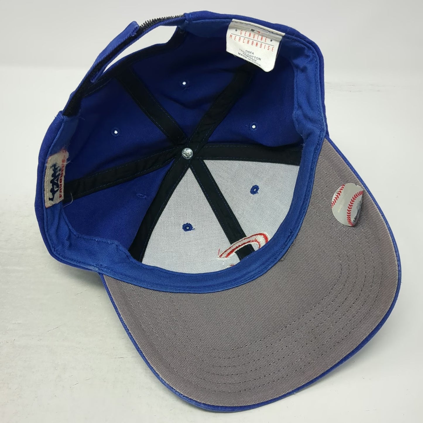 Chicago Cubs MLB Fan Favorite Baseball Cap Blue One Size Strapback Hat Cotton