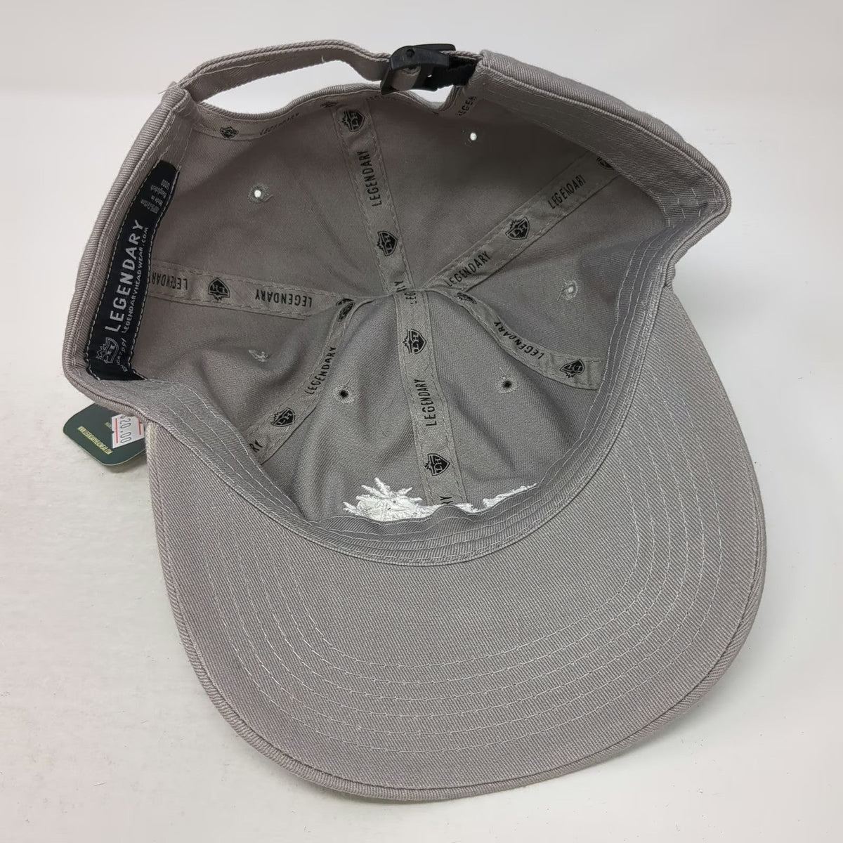 Legendary Baseball Cap Gray One Size Carlsbad California Palm Trees Cotton Hat