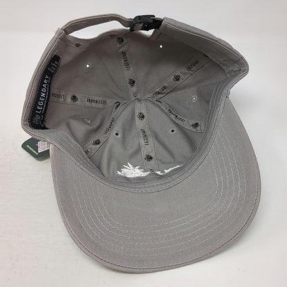 Legendary Baseball Cap Gray One Size Carlsbad California Palm Trees Cotton Hat