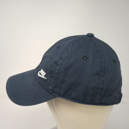 Nike Baseball Cap Blue One Size Adjustable Embroidered Slideback Cotton Hat