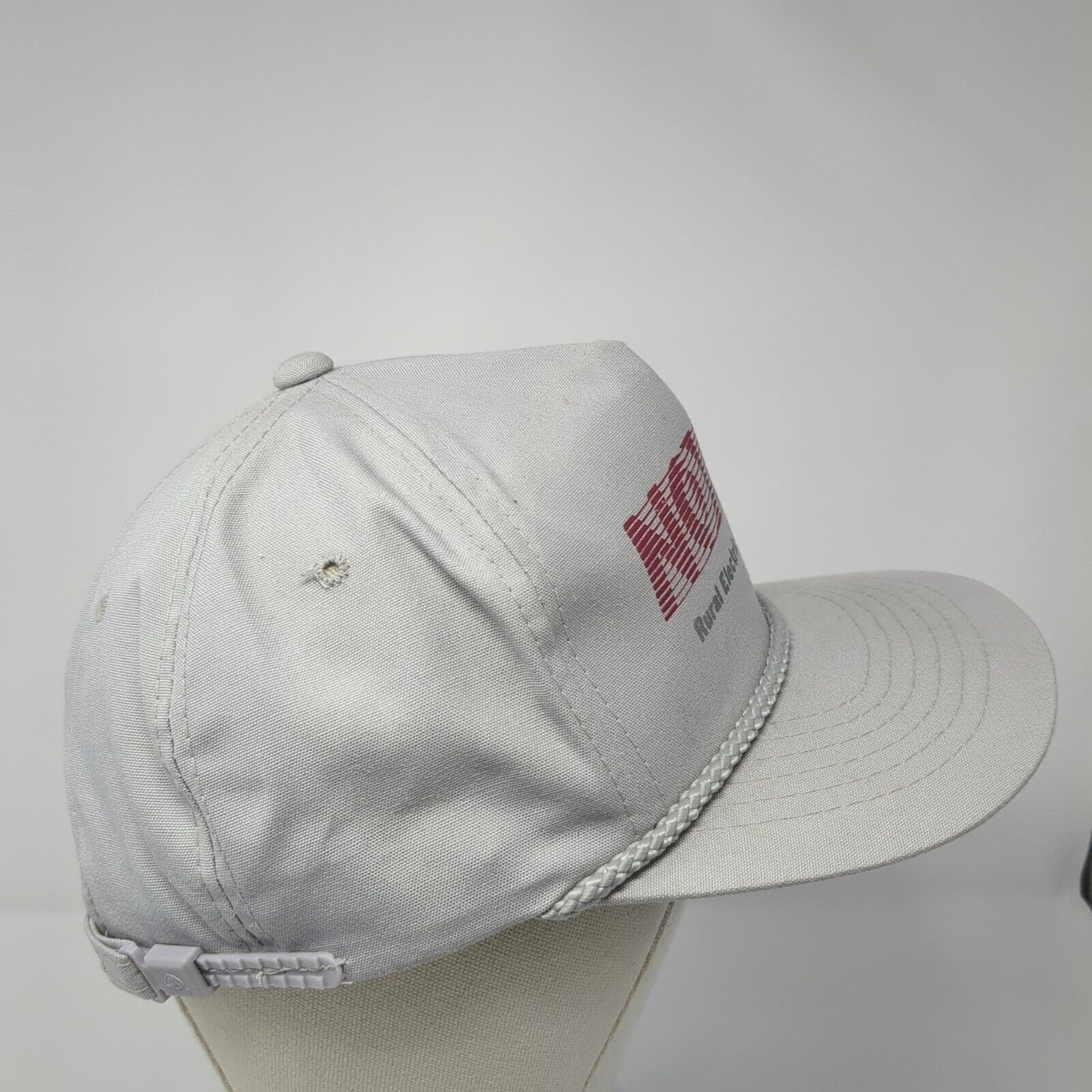 Nolin Rural Electric Cooperative Strapback Rope Hat Gray One Size