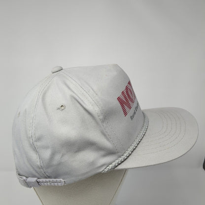Nolin Rural Electric Cooperative Strapback Rope Hat Gray One Size