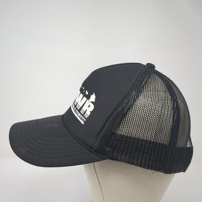 MWR Maui Wave Riders Snapback Trucker Hat Black One Size Mesh Back