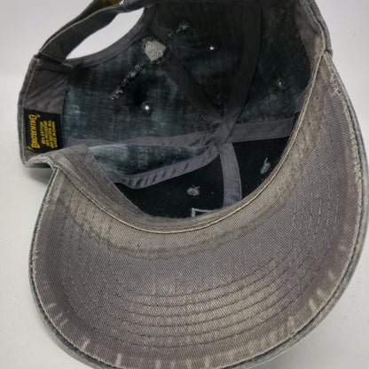 Browning Baseball Cap Gray One Size Strapback Shield Buckmark Embroidered Hat