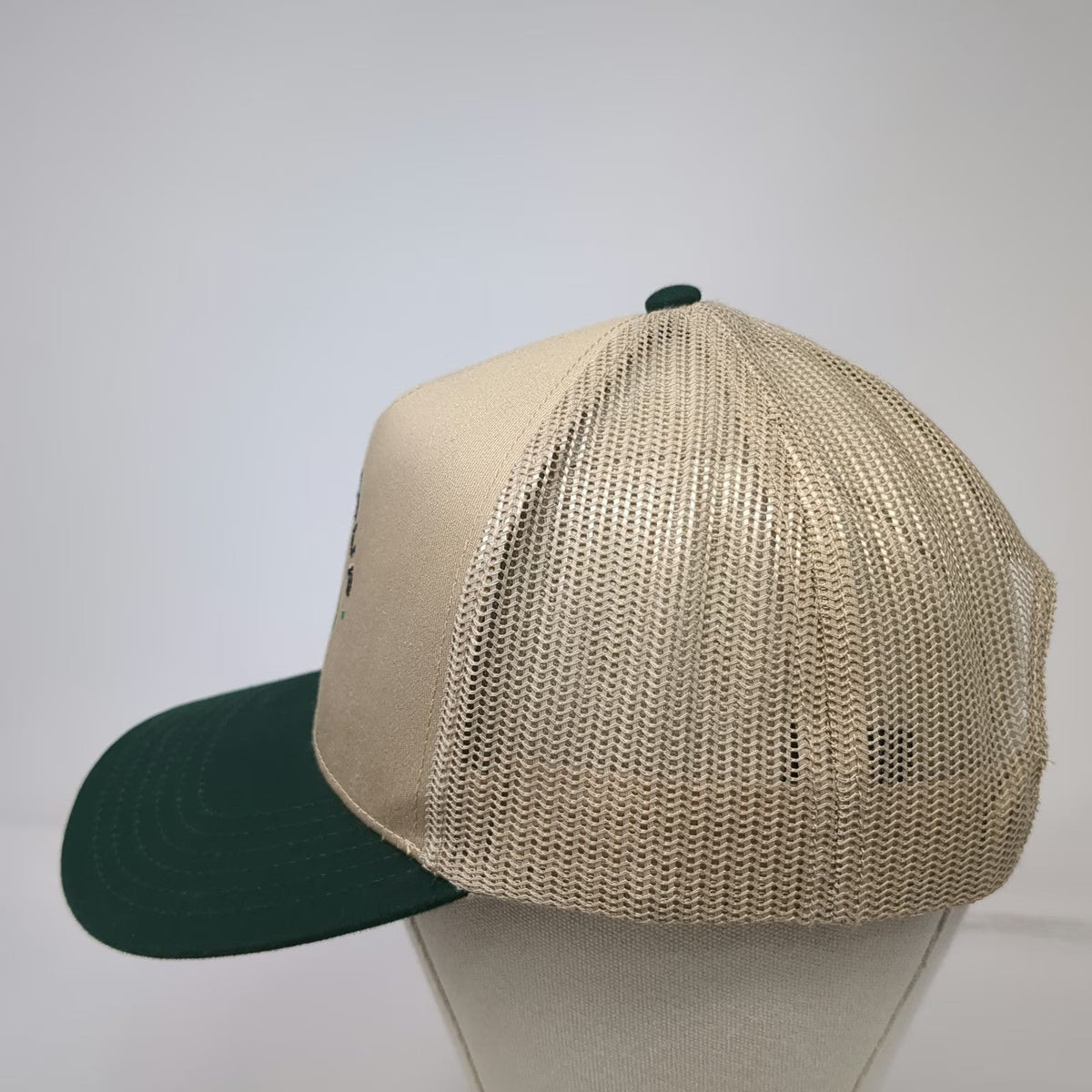 OTTO Trucker Hat Beige Green One Size Snapback Mesh WCL Group Propeller Logo