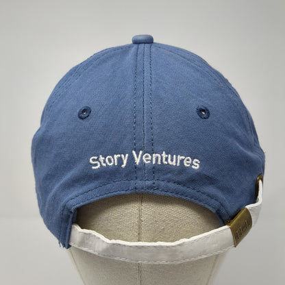 Story Ventures Slideback Hat Blue One Size Adjustable Embroidered Harding Lane