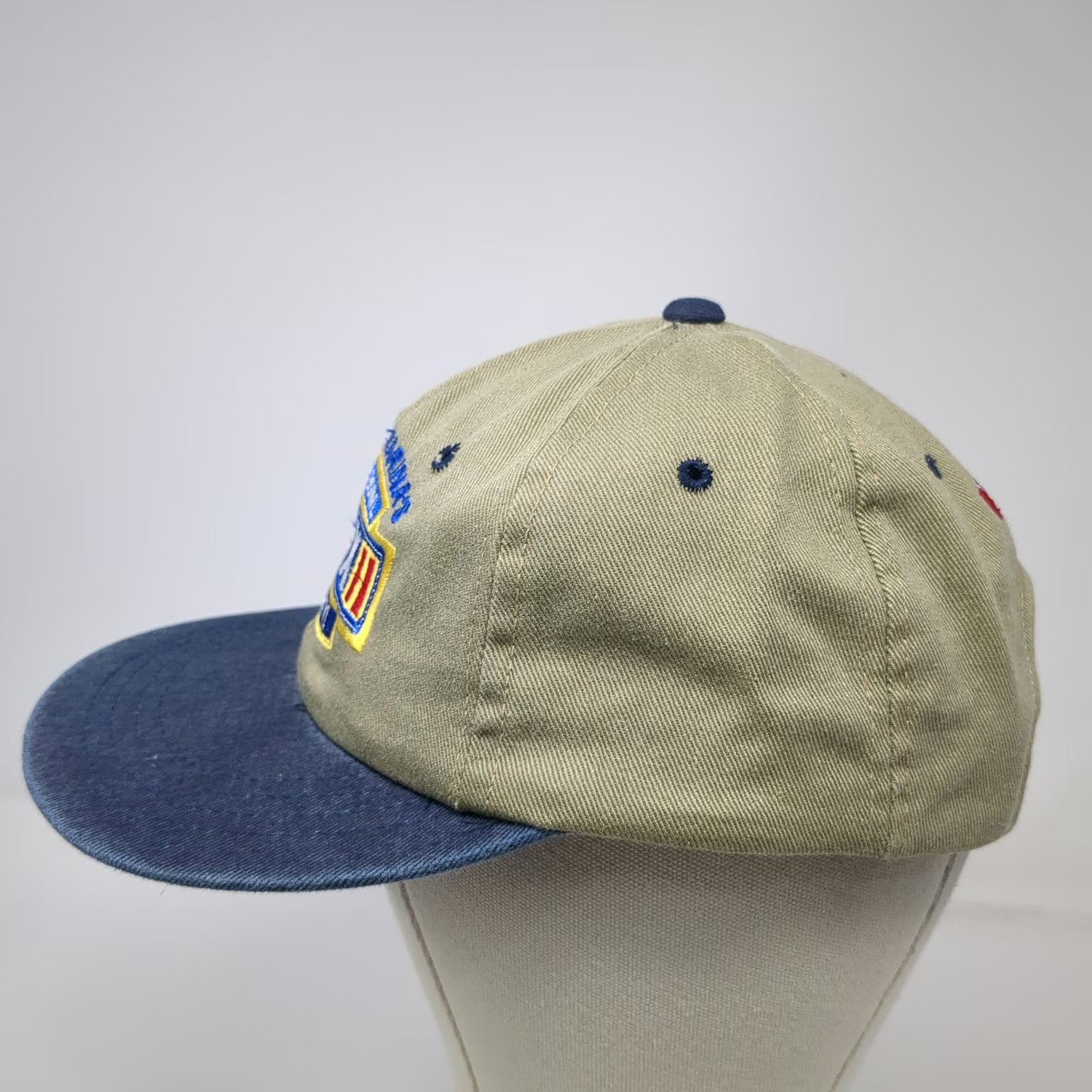 Yupoong Baseball Cap Beige OS Trump Marina Super Bowl XXXII Party Hat Vintage