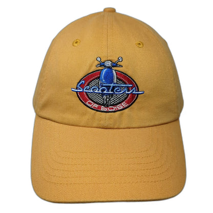 HeadShot Baseball Cap Yellow One Size Embroidered Scooter Boise Slideback Hat