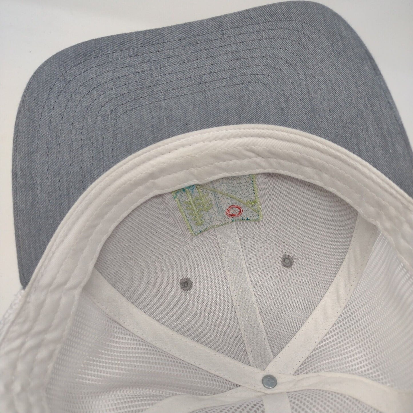 Idaho Snapback 112 Trucker Hat Gray OSFA Adjustable Mesh Back Richardson