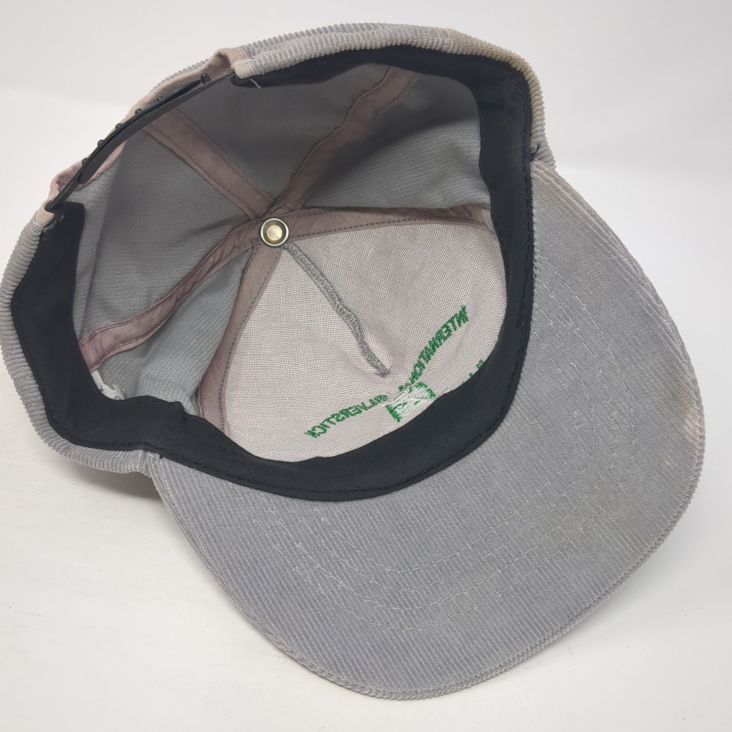 International Silverstick Illinois Snapback Hat Gray One Size Corduroy