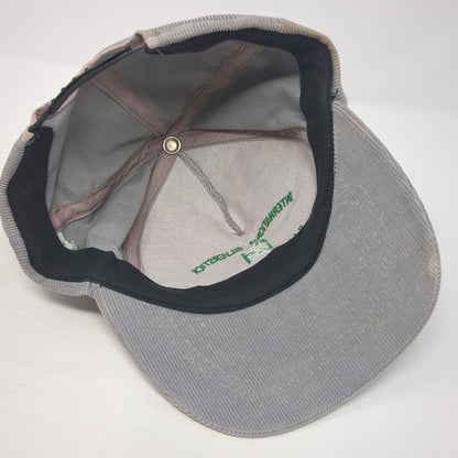 International Silverstick Illinois Snapback Hat Gray One Size Corduroy