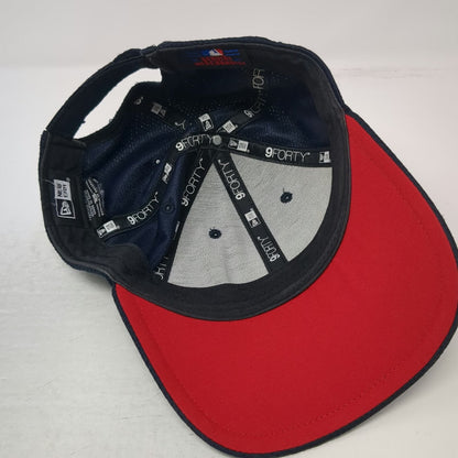 Boston Red Sox MLB New Era Blue Baseball Cap One Size 9FORTY Strapback Hat Logo