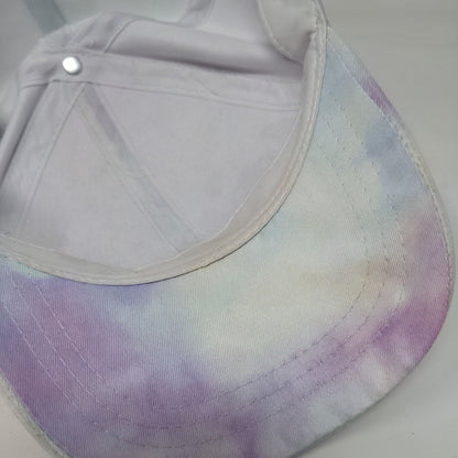 Disney Stitch Strapback Hat Multicolor OSFM Tie Dye Adjustable 6 Panel