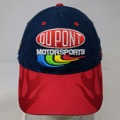 Chase Authentics Baseball Cap Blue Red One Size Jeff Gordon 24 NASCAR Flame Brim