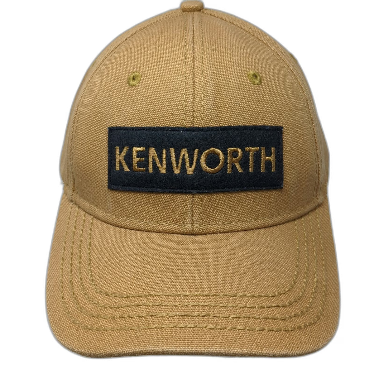 Kenworth Baseball Cap Brown One Size Strapback Cotton Patch Trucking Logo Hat