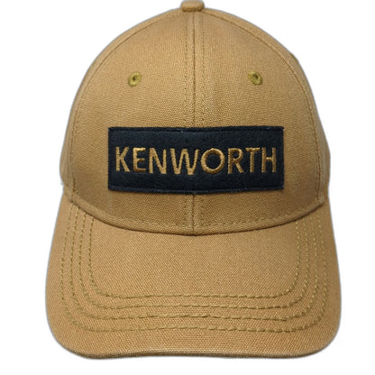 Kenworth Baseball Cap Brown One Size Strapback Cotton Patch Trucking Logo Hat