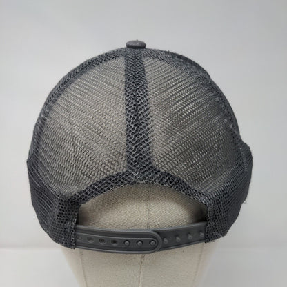 Travis Matthew Snapback Trucker Hat Gray OSFM Adjustable Mesh Back 6 Panel