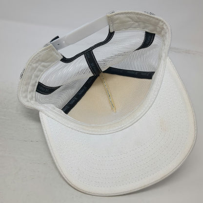 Hurley Trucker Hat White One Size Palm Tree Sunset Graphic Mesh Snapback Beach