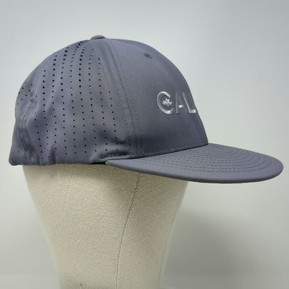 Pacific Headwear Baseball Cap Gray XL Perforated Stretch Fit Calvary Logo hat